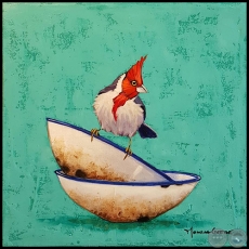 Cardenal - Pintura de Mnica Goetze